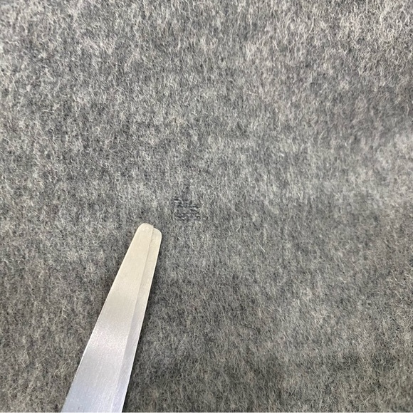 BADGLEY MISCHKA Nikki Mid Length Italian Cashmere Wool Leather Braid Coat XL - Picture 14 of 16